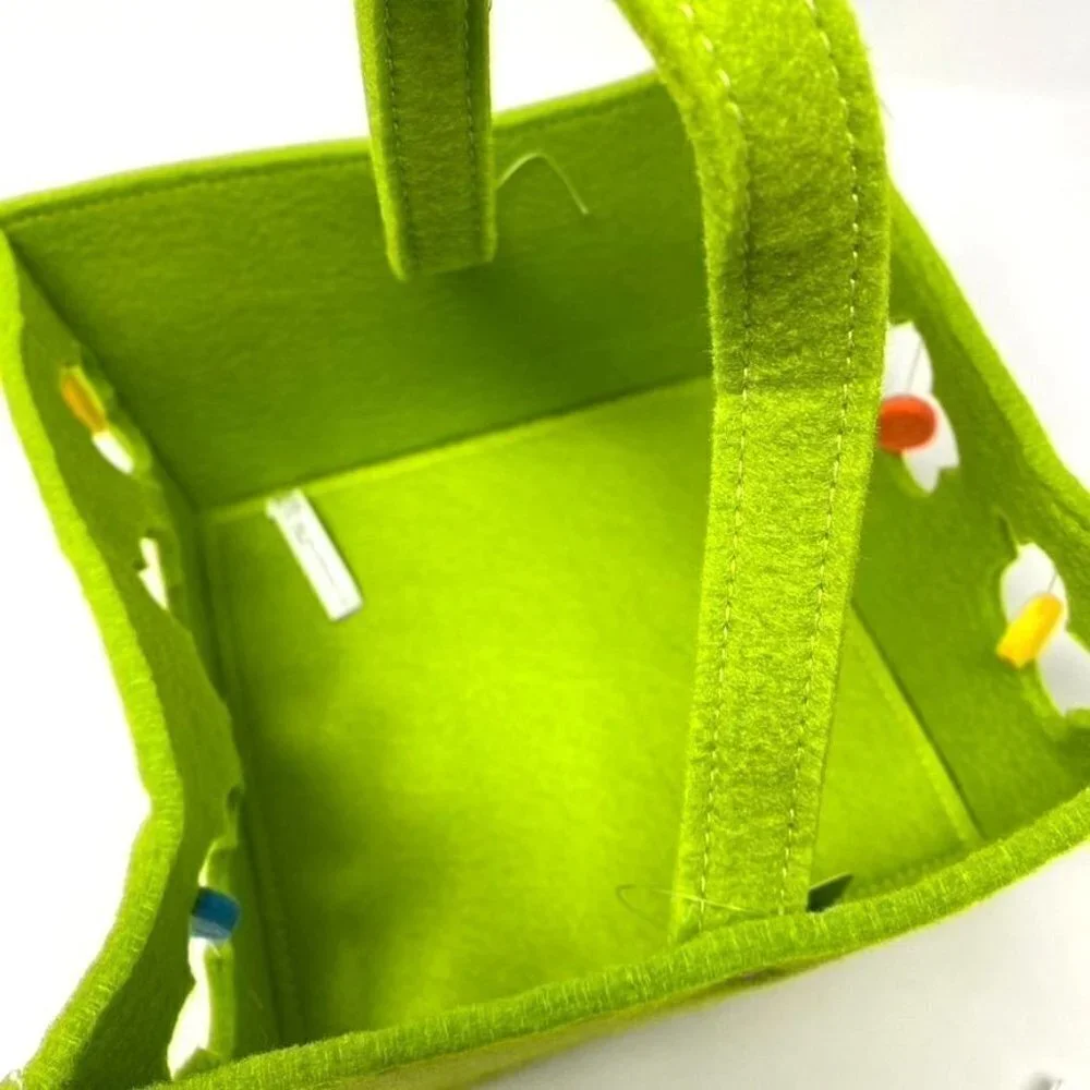Target Green Felt Square Easter Basket Decor